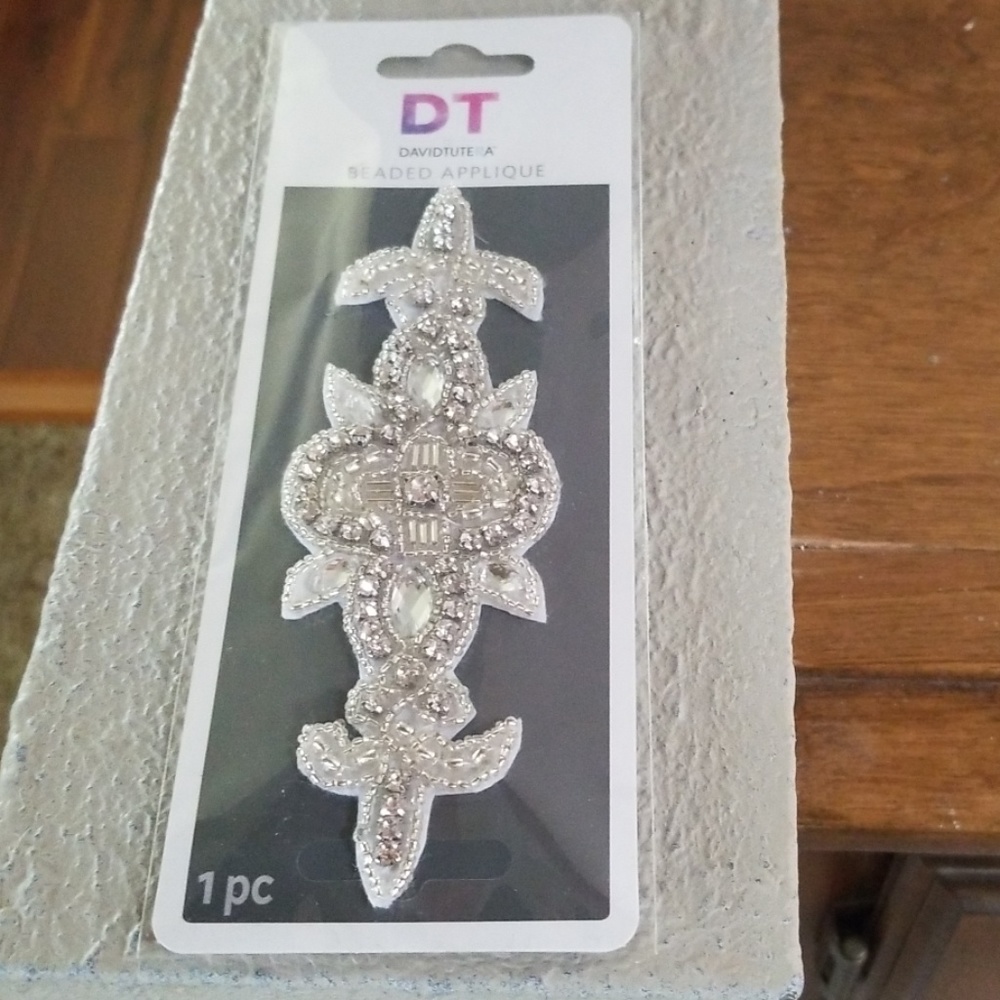 David Tutera beaded applique